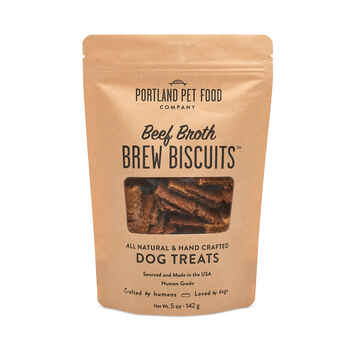 Portland Pet Food Company Beef Broth Original Brew Biscuits 5oz product detail number 1.0
