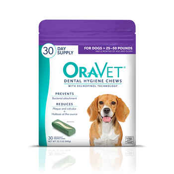 OraVet Dental Hygiene Chews Medium 30 ct product detail number 1.0