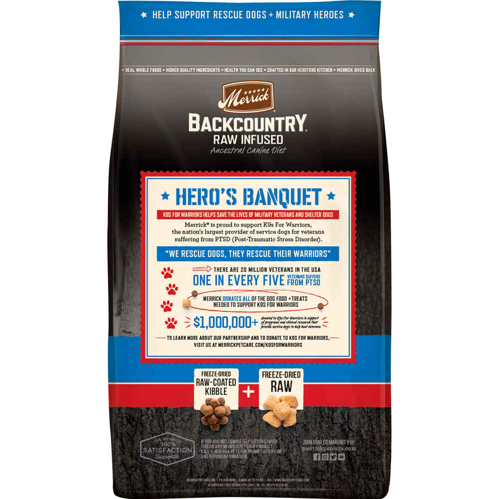 Merrick Backcountry Grain Free Hero's Banquet Dry Dog Food