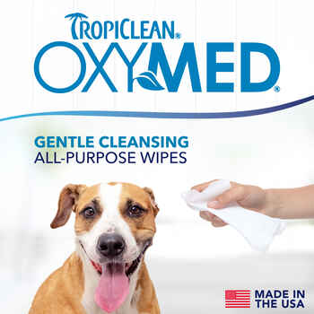 Tropiclean Oxymed Soothing All Purpose Wipes