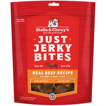 Stella & Chewy's Just Jerky Bites Real Beef Recipe Grain-Free Dog Treats 6oz product detail number 1.0