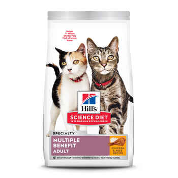 Hill's Science Diet Adult Multiple Benefit Chicken Recipe Dry Cat Food - 7 lb Bag product detail number 1.0