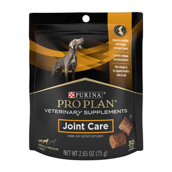 Purina Pro Plan Veterinary Joint Care Dog Hip and Joint Supplement - Small/Medium - 2.65 oz. Pouch product detail number 1.0