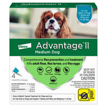 Advantage II 4pk Dog 11-20 lbs product detail number 1.0