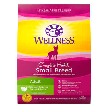 Wellness Complete Health Small Breed Adult Turkey & Oatmeal Recipe Dry Dog Food 12 lb Bag product detail number 1.0