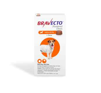 Bravecto Chews 1 Dose Small Dog 1pk 9.9-22 lbs product detail number 1.0