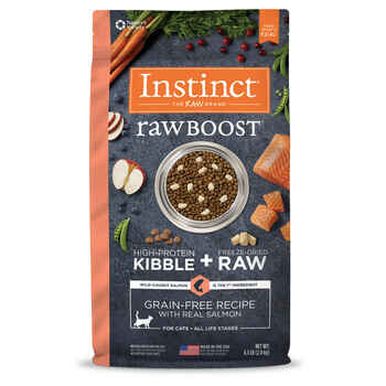 Instinct Raw Boost Grain Free Recipe with Real Salmon Dry Cat Food 4.5 lb Bag product detail number 1.0