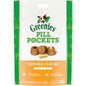 GREENIES Pill Pockets for Dogs Chicken Flavor Capsule Size