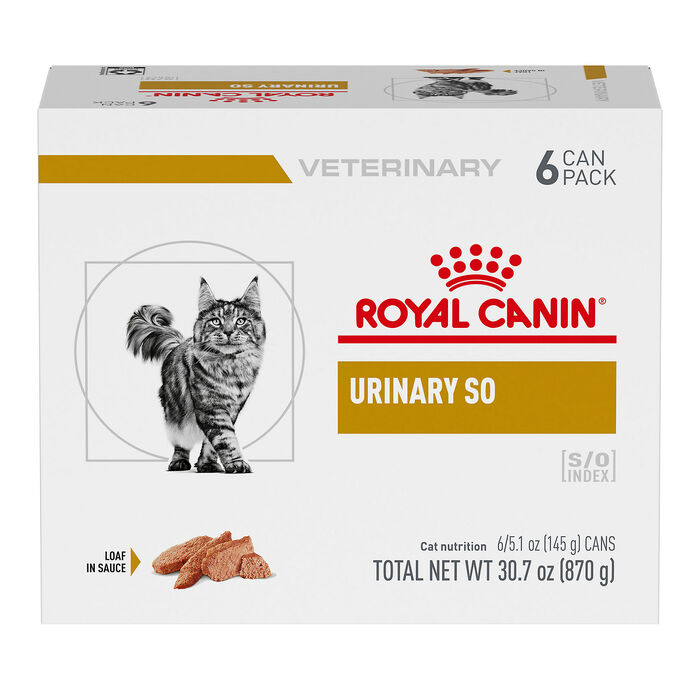 Royal Canin Veterinary Diet Feline Urinary SO Loaf in Sauce Wet Cat Food