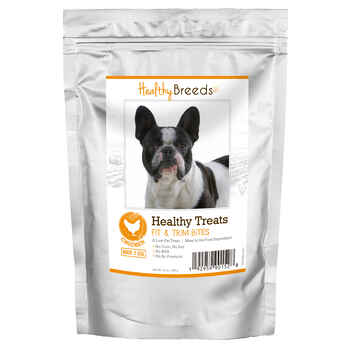 Healthy Breeds French Bulldog Healthy Treats Fit & Trim Bites Chicken Dog Treats 10oz product detail number 1.0