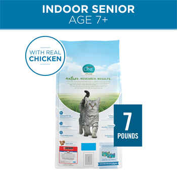 Purina ONE +Plus Indoor Advantage High Protein Senior 7+ Chicken Dry Cat Food 7 lb. Bag
