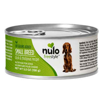 Nulo FreeStyle Duck & Chickpea Pate Small Breed Dog Food 5.5 oz Cans Case of 24 product detail number 1.0