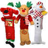Multipet Loofa Holiday Dog Toys Santa 12" Assorted Colors