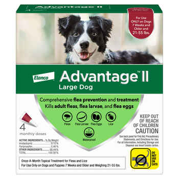 Advantage II 4pk Dog 21-55 lbs product detail number 1.0