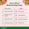 Ultimate Pet Nutrition Nutra Bites Freeze Dried Raw Single Ingredient Beef Liver Dog Treats 4 oz Bag