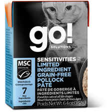 Petcurean Go! Sensitivities Limited Ingredient Grain Free Pollock Pate Wet Cat Food-product-tile