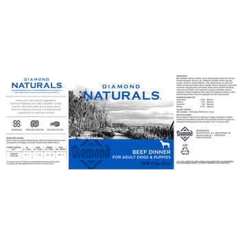 Diamond Naturals Beef Dinner All Life Stages Dog Food