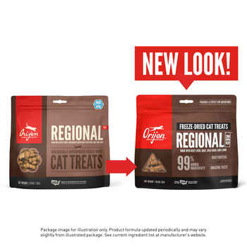 ORIJEN Regional Red Freeze-Dried Cat Treats 1.25 oz Bag