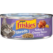 Friskies Shreds Turkey & Cheese Dinner In Gravy Wet Cat Food-product-tile