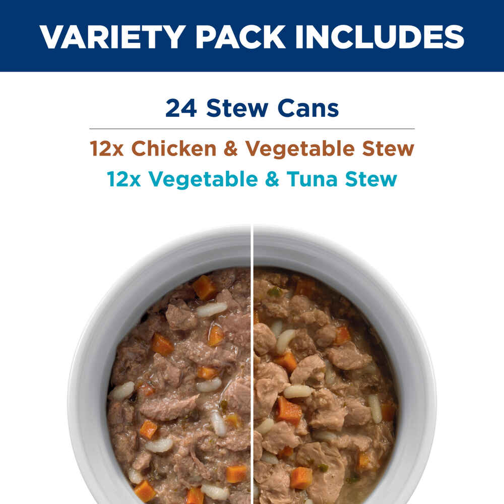 Hill's Prescription Diet k/d Kidney Care Chicken and Vegetable Stew Variety Pack Wet Cat Food