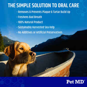 Pet MD ProDen PlaqueOff Powder Dog Supplement for Healthy Teeth and Gums