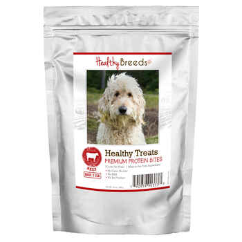Healthy Breeds Goldendoodle Healthy Treats Premium Protein Bites Beef Dog Treats 10oz product detail number 1.0