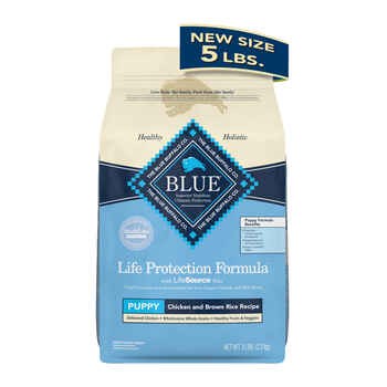 Blue Buffalo Life Protection Formula Puppy Chicken & Brown Rice Recipe Dry Dog Food 5 lb Bag product detail number 1.0