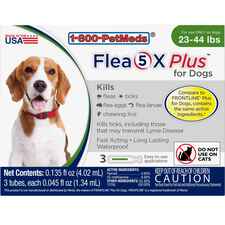 Flea5X Plus 3pk Dogs 23-44 lbs-product-tile