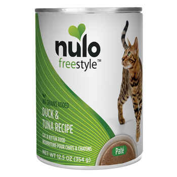 Nulo FreeStyle Duck & Tuna Pate Cat Food 12.5 oz Cans Case of 12 product detail number 1.0