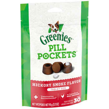 Greenies Pill Pockets Canine Hickory Smoke Flavor For Dogs Tablet