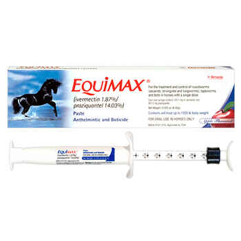 Equimax Ivermectin 1.87%/ Praziquantel 14.03% Paste product detail number 1.0