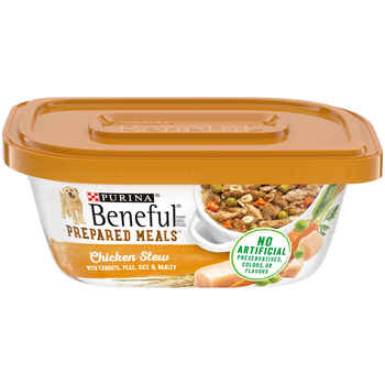 Purina Beneful Prepared Meals Chicken Stew Wet Dog Food 10 oz Tub - Case of 8 product detail number 1.0