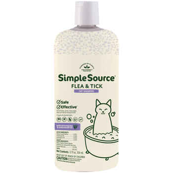 SimpleSource® Flea & Tick Shampoo for Cats 12oz Bottle product detail number 1.0