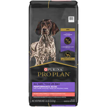 Purina Pro Plan All Ages Sport Performance 30/20 Salmon & Rice Formula Dry Dog Food 33 lb Bag product detail number 1.0