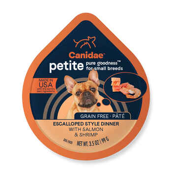 Canidae PURE Petite Small Breed Grain Free Salmon & Shrimp Pate Wet Dog Food 3.5 oz Cups - Pack of 12 product detail number 1.0