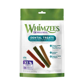 Whimzees® Stix All Natural Daily Dental Treat for Dogs Extra Small - 56 count - 14.81 oz product detail number 1.0