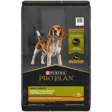 Purina Pro Plan Adult Weight Management Shredded Blend Chicken & Rice Formula Dry Dog Food -product-tile