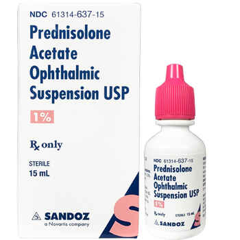 Prednisolone Acetate Ophthalmic Suspension 1% 15 ml product detail number 1.0