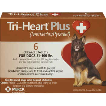 Tri-Heart Plus 6pk Brown 51-100 lbs product detail number 1.0