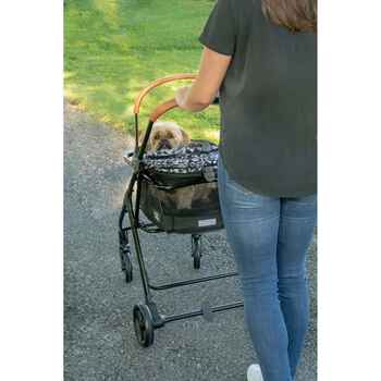 Pet Gear VIEW 360 Stroller, Booster, & Carrier Travel System for Small Dogs & Cats - Jet Black