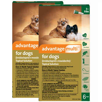Advantage Multi 12pk Dogs 3-9 lbs product detail number 1.0