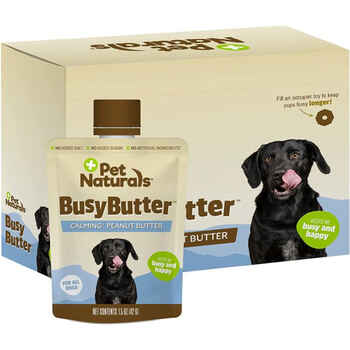 Pet Naturals BusyButter Calming Peanut Butter for Dogs  - Small - 6  Pouches