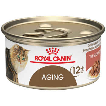 Royal Canin Feline Health Nutrition Aging 12+ Thin Slices In Gravy Wet Cat Food - 3 oz Cans - Case of 24 product detail number 1.0