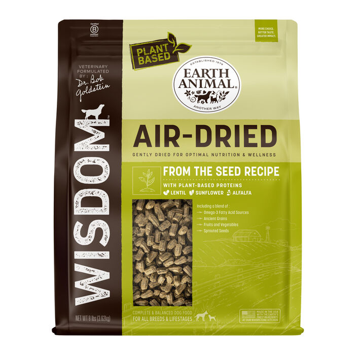 Earth Animal Wisdom Air Dried From the Seed Recipe Premium Natural Dog Food