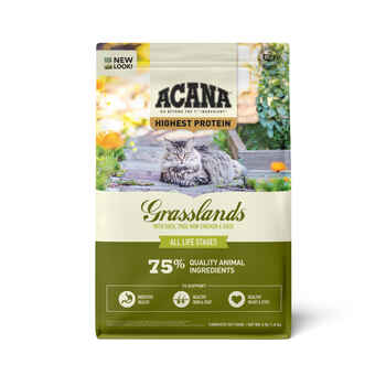 ACANA Grasslands Highest Protein Dry Cat Food 4 lb Bag product detail number 1.0