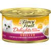 Fancy Feast Delights Grilled Chicken & Cheddar Cheese Feast Wet Cat Food 3 oz. Can - Case of 24