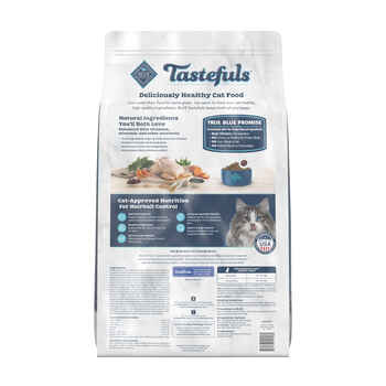 Blue Buffalo BLUE Tastefuls Adult Hairball Control Chicken and Brown Rice Recipe Dry Cat Food 15 lb Bag