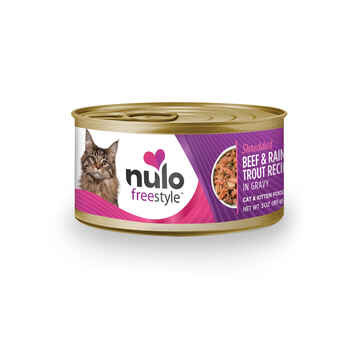 Nulo FreeStyle Shredded Beef & Trout in Gravy Cat Food 3 oz Cans Case of 24 product detail number 1.0