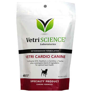 VetriScience Vetri Cardio Canine Bite Sized Chews for Dogs 60 ct product detail number 1.0