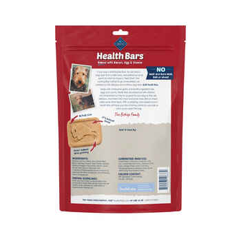 Blue Buffalo BLUE Health Bars Baked with Bacon, Egg and Cheese Crunchy Dog Treats 16 oz Bag